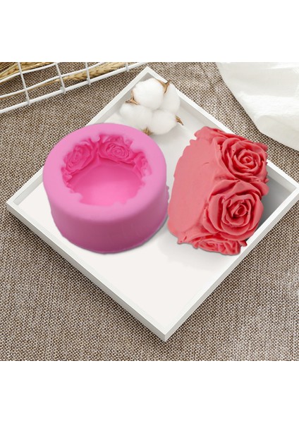 No.1 Tarzı Yeni 3D Gül Çiçek Silikon Sabun Kalıp Mum Kalıp Çikolata Kalıp Dıy Kek Çikolata Şeker Pişirme Kalıp Kalıpları El Yapımı Zanaat (Yurt Dışından)