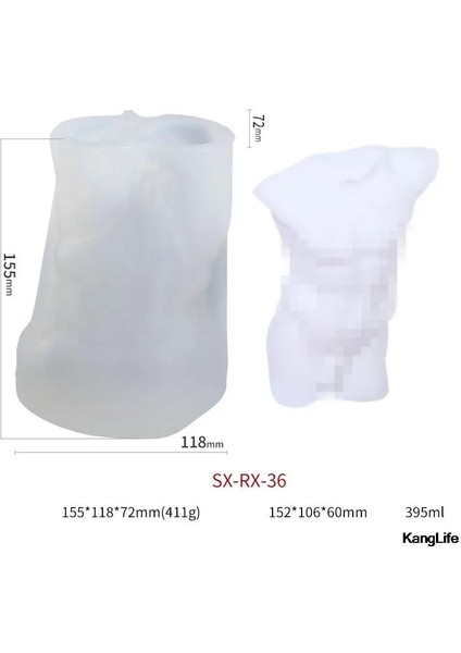 No.21 Tarzı 3D David Kafa Mum Kalıp Silikon Sanatçı Insansı Alçı Kalıp Dıy Ev Dekorasyon Zanaat Araçları Balmumu Sabun Mum Yapımı Kiti (Yurt Dışından)
