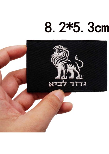 FLAG37-3 Ütüyle Stil Israil Polis Ordusu Askeri Hava Kuvvetleri Yahudi Yıldız Işlemeli Yama, Kanca Destekli (Yurt Dışından)