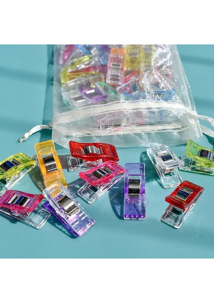50 Adet Tarzı Ewing Klipsleri Renkli Plastik Klipsler Kumaş Kelepçeleri Kapitone Hazırlama Giysileri CL*15*10MM (Yurt Dışından) fiyatları