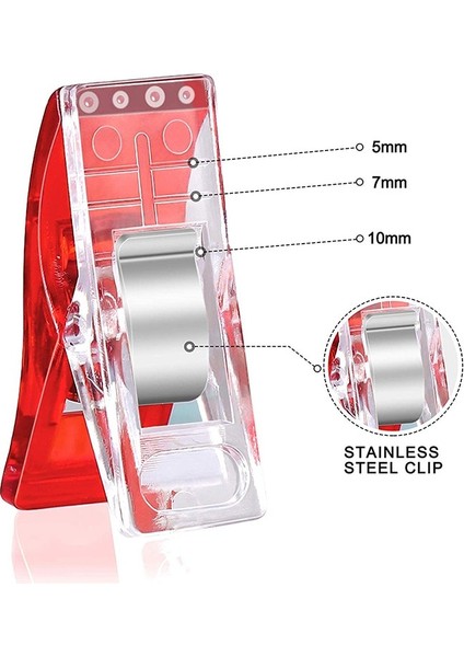 50 Adet Tarzı Ewing Klipsleri Renkli Plastik Klipsler Kumaş Kelepçeleri Kapitone Hazırlama Giysileri CL*15*10MM (Yurt Dışından) fırsatları