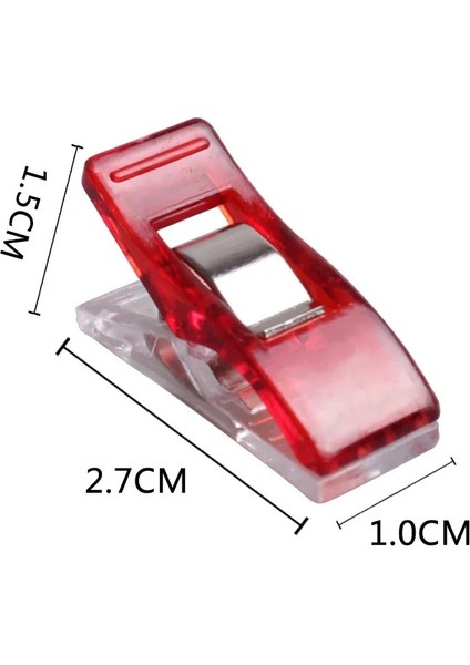 50 Adet Tarzı Ewing Klipsleri Renkli Plastik Klipsler Kumaş Kelepçeleri Kapitone Hazırlama Giysileri CL*15*10MM (Yurt Dışından) indirimleri