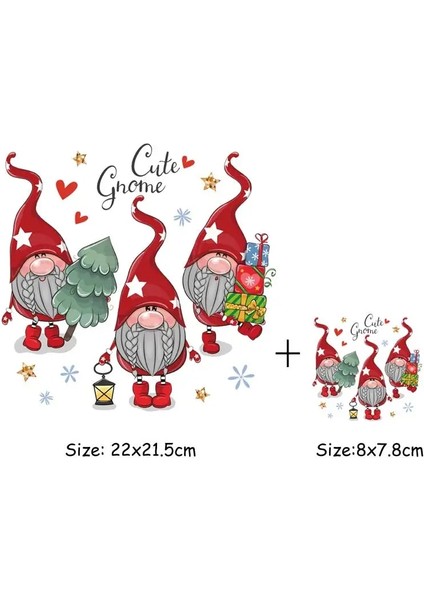 6608SET Stili Noel Hediyesi Dıy Yamalar Isı Transferi Vinil Aplike Üstler Ütülemeli Yamalar Giysiler Üzerinde Isı Baskısı Noel Arabası Kış (Yurt Dışından)
