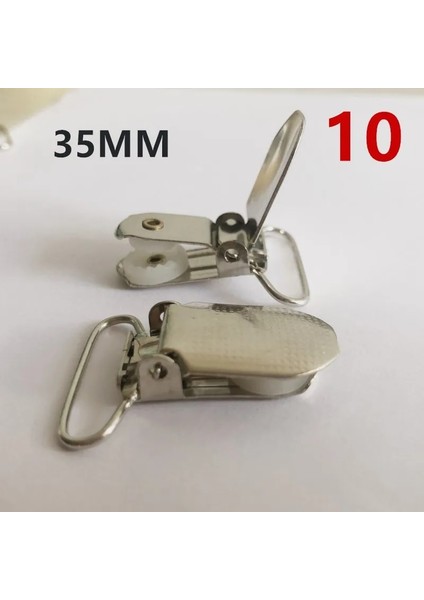 10-35MM Tarzı Metal Askı Emzik Klipsleri Bebek Kukla Emzikler Claain Aksesuarları Plastik Ekleme Kancası (Yurt Dışından)