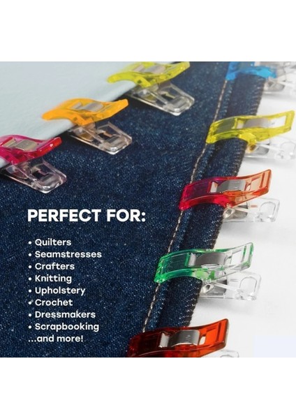 SARI-20PCS Tarzı Çok Amaçlı Dikiş Klipsleri Renkli Bağlama Klipsleri Plastik El Sanatları Kapitone Klipsleri Dikiş Bağlama Için Dikiş El Sanatları Kelepçeleri (Yurt Dışından) fırsatları