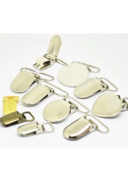 4-35MM Gümüş Stil Kumaş Konfeksiyon Pantolon Çantaları Için Metal Askı Emzik Sahipleri Klipler Craft # (Yurt Dışından) fiyatları