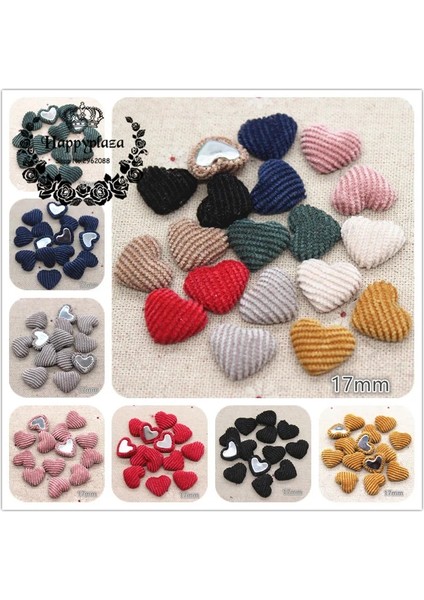 Zeytin Yeşili 50 Adet Tarzı Sıcak Satış Karışımı Renkler Kadife Kumaş Kaplı Kalp Düğmeleri Ev Bahçe Flatback Cabochon El Sanatları Scrapbooking Dıy, 14*17MM (Yurt Dışından) fiyatları