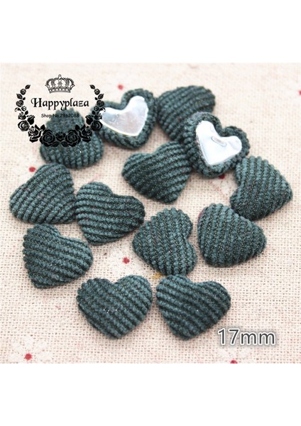 Zeytin Yeşili 50 Adet Tarzı Sıcak Satış Karışımı Renkler Kadife Kumaş Kaplı Kalp Düğmeleri Ev Bahçe Flatback Cabochon El Sanatları Scrapbooking Dıy, 14*17MM (Yurt Dışından) indirimleri