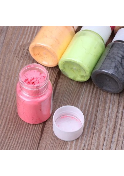 No.2 Tarzı Sedefli Mika Pigment Tozu Gökkuşağı Uv Reçine Epoksi El Sanatları Dıy Takı Yapımı (Yurt Dışından)