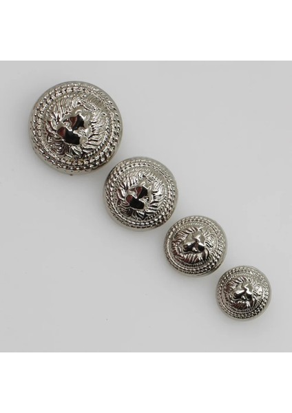 25 mm Gümüş Aslan Stili Altın Gümüş Renk Metal Aslan Tarzı Düğmeler Alaşım Konfeksiyon Aksesuarları Dıy Malzemeleri Dikiş Aksesuarları Düğün Zanaat Malzemeleri (Yurt Dışından) indirimleri