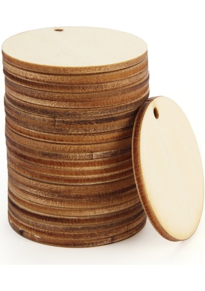 50MM Tarzı Lot Yuvarlak Şekil El Yapımı Ahşap Parça Asılı Kolye Doğal Ahşap Süsleme Scrapbooking Ahşap Dıy El Sanatları Ev Dekorasyonu (Yurt Dışından) fırsatları