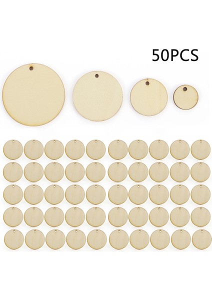 50MM Tarzı Lot Yuvarlak Şekil El Yapımı Ahşap Parça Asılı Kolye Doğal Ahşap Süsleme Scrapbooking Ahşap Dıy El Sanatları Ev Dekorasyonu (Yurt Dışından) indirimleri