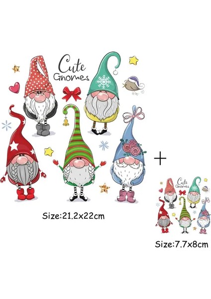 6611SET Stili Noel Hediyesi Dıy Yamalar Isı Transferi Vinil Aplike Üstler Ütülemeli Yamalar Giysiler Üzerinde Isı Baskısı Noel Arabası Kış (Yurt Dışından)