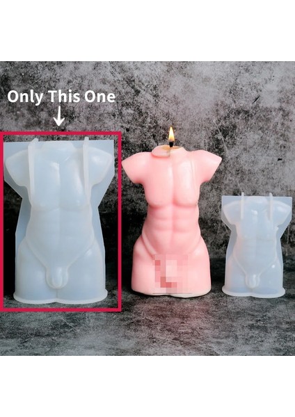 Büyük 01 Stili 3D Çekici Insan Vücudu Silikon Mum Kalıbı Dıy Portre Aromatik Mum Yapımı Alçı Sabun Reçine Kalıp Hediyeler Ev Dekor Zanaat (Yurt Dışından)