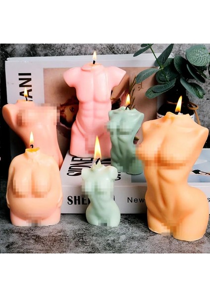 Büyük 01 Stili 3D Çekici Insan Vücudu Silikon Mum Kalıbı Dıy Portre Aromatik Mum Yapımı Alçı Sabun Reçine Kalıp Hediyeler Ev Dekor Zanaat (Yurt Dışından)