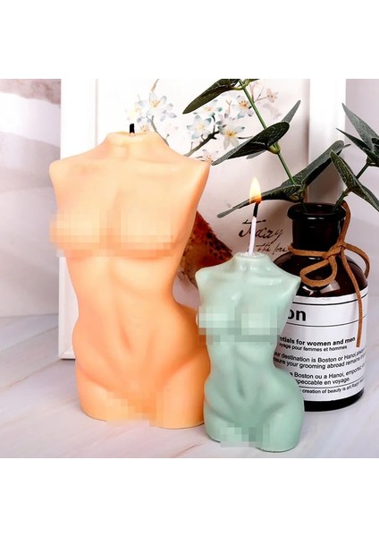 Büyük 01 Stili 3D Çekici Insan Vücudu Silikon Mum Kalıbı Dıy Portre Aromatik Mum Yapımı Alçı Sabun Reçine Kalıp Hediyeler Ev Dekor Zanaat (Yurt Dışından)