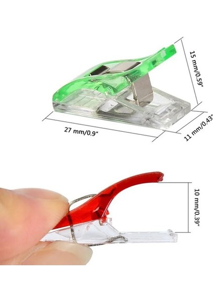 Menekşe 20 Adet Tarzı Renkli Ewing Craft Bağlama Plastik Klipler Kelepçeler Patchwork Dikiş El Sanatları Hırka Cle Couture Için Paketi (Yurt Dışından) indirimleri