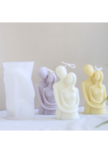 C Stili Yeni Dıy Basit Sarılma Aile Mum Silikon Kalıp Aşk Çift Mum Kalıpları Portre Aromaterapi Mum Reçine Kalıp Mum Yapımı (Yurt Dışından) modelleri
