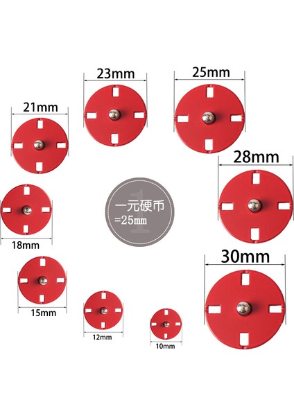15 Parlak Gümüş Tarzı 21 mm Et Ix Giyim Için Metal Çıtçıt Düğme Kendin Yap Elbise Dikiş Uygulamaları Için Ceket Düğmeleri Aksesuar P90 (Yurt Dışından)