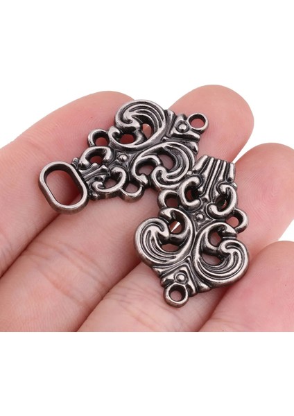 Bronz A Stili Tek Boyut 5 Pairs Vintage Çin Düğüm Düğmeleri Çiçek Tutturmak Klipsler Kazak Hırka Raptiye Dıy Dekor Giyim Için Kanca ve Göz Tokaları (Yurt Dışından) fırsatları