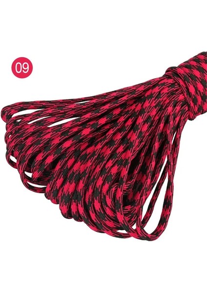No.9 Tarzı 100FT Renkli Iplikler Çekirdekler Hayatta Kalma Için Paracord Araşüt Kordon Kordon Kamp Tırmanma Kamp Ip Yürüyüş Çamaşır Ipi (Yurt Dışından)