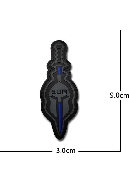 C15-15 Stili 3D Taktik Yelek Nakış 511BADGE Ordu Pvc Velcro Yamalar Askeri Kol Bandı Su Geçirmez Sırt Çantası Sticker Giyim Çanta Aplike (Yurt Dışından)
