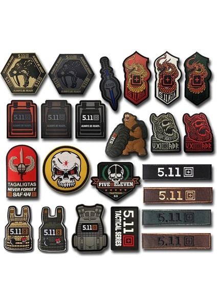 C15-15 Stili 3D Taktik Yelek Nakış 511BADGE Ordu Pvc Velcro Yamalar Askeri Kol Bandı Su Geçirmez Sırt Çantası Sticker Giyim Çanta Aplike (Yurt Dışından) fiyatları