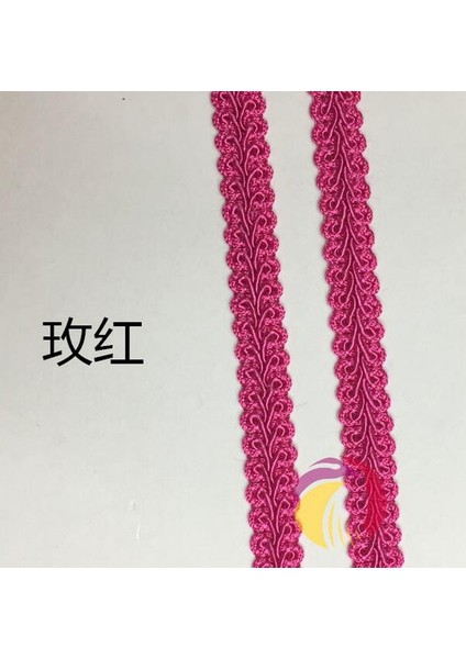 Pembe Stil Yeni Varış 5 Metre Blueoffwhiteblack Dıy Dantel Trim Örgülü Kostüm Için Yüksek Li Kırkayak Örgü Dikiş Dantel Şerit 12 mm (Yurt Dışından)