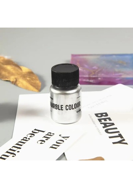 Bn Tarzı 15G Ayna Metal Doku Inci Tozu Epoksi Reçine Renklendirici Glitter Mermer Metalik Pigment Reçine Boya Takı Yapımı (Yurt Dışından)