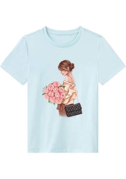 815M Tarzı Moda Kadın T-Shirt Kot Elbiseler Için Yamalar Diy Sıcak Gözyaşı Termal Transfer Yeni Tasarım Kız Yama Demir On Etiketler Üzerinde Toz (Yurt Dışından) indirimleri