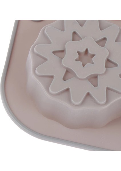 No.9 Tarzı Kar Tanesi Şekli Sabun Silikon Kalıp Noel Aroması Alçı Alçı El Sanatları Kalıp Kar Silikon Sabun Mum Kalıpları (Yurt Dışından)