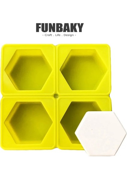 JH-W-001 Stili Funbaky 4 Kavite Geometrik Sabun Kalıp Silikon Kare Kalıp Sabun Yapımı Için Dıy Ev Basit Sabun Kalıpları (Yurt Dışından)