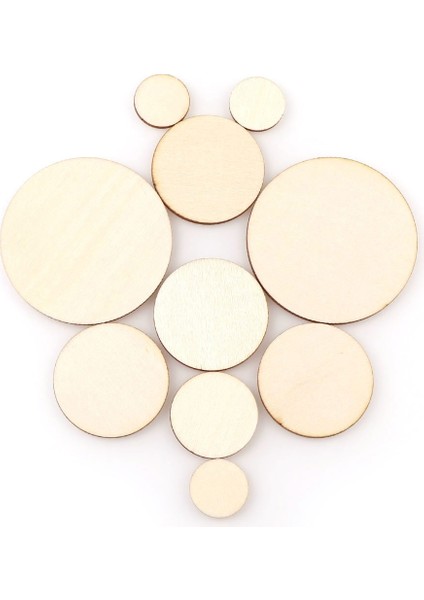 50PCS30MM Tarzı mm 1 Paket Doğa Bitmemiş Ahşap Yuvarlak Cilalı Taban El Yapımı Ahşap Dıy El Sanatları Düğün Parti Boyama Dekorasyon (Yurt Dışından) fiyatları