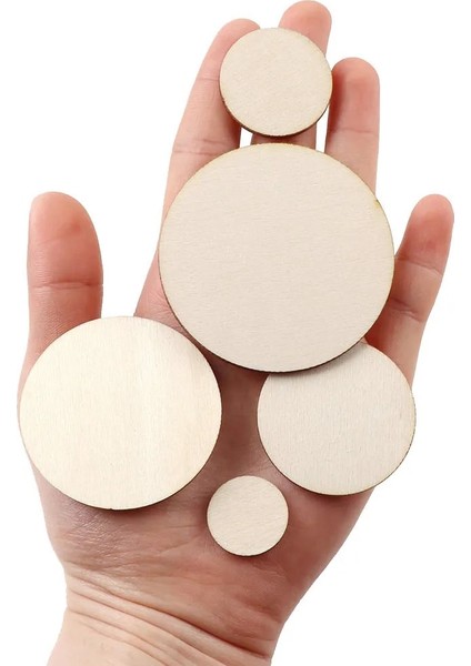 50PCS30MM Tarzı mm 1 Paket Doğa Bitmemiş Ahşap Yuvarlak Cilalı Taban El Yapımı Ahşap Dıy El Sanatları Düğün Parti Boyama Dekorasyon (Yurt Dışından) indirimleri