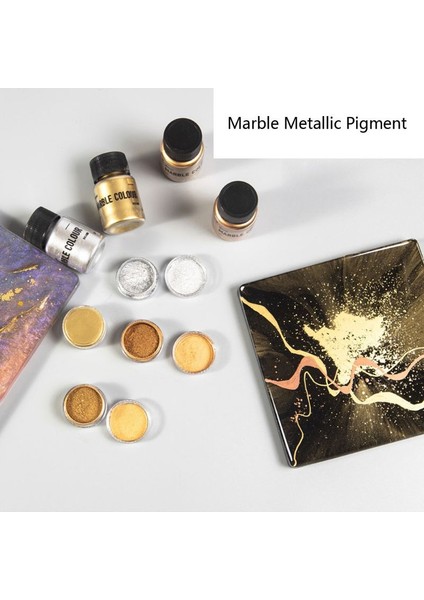 Rn Stili 15G Pırıltılı Metalik Altın Gümüş Renk Pigment Sedefli Renklendirici Inci Pigment Boya Uv Reçine Epoksi Renk Takı Yapımı (Yurt Dışından) fiyatları