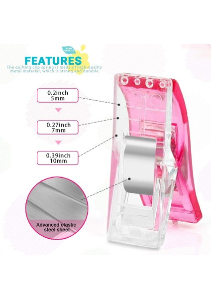 Mavi 50 Adet Tarzı Pcs Çok Amaçlı Dikiş Klipleri Dıy Kapitone Dikiş Craft Için Renkli Plastik Bağlama Klipleri Dikiş Bağlama Araçları (Yurt Dışından) fırsatları