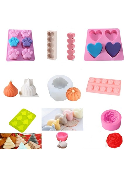 No.15 Tarzı Dayanıklı 3D Noel Ağacı Şekli Silikon Sabun Kalıbı Işi Dıy Puding Jöle Kalıp Yüksek Li Mutfak Aksesuarları Kolay Temizlenebilir (Yurt Dışından) modelleri