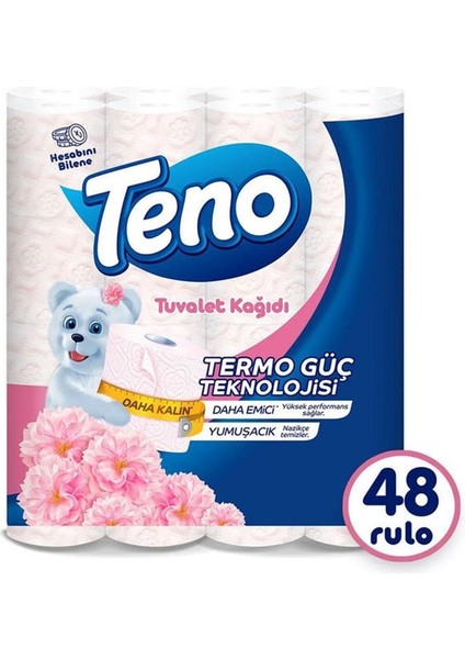 x Teno Avantaj Paketi Parfüm Kokulu Tuvalet Kağıdı 16 Lı