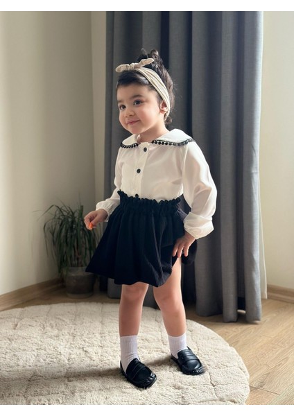 Etekli Bebe Yaka 2’li Kız Takım