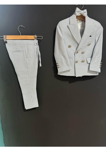 Erkek Çocuk Çizgili Takım Elbise ( 3 Parça) fiyatları