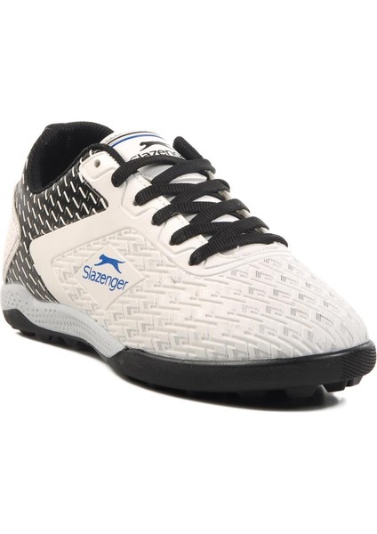 Slazenger Cycle G Halısaha Beyaz-Siyah Çocuk Halı Saha Ayakkabısı