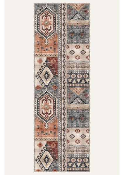 Vintage Çok Renkli Kilim ve Eskitme Dijital Şönil Halı indirimleri