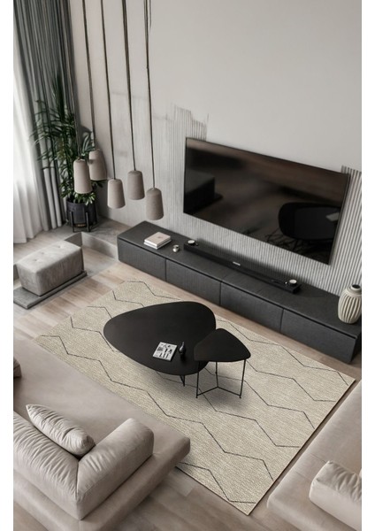 Vintage Siyah Eskitme Halı Derin ve Sofistike Tonlar Şık ve Modern Dijital Şönil Halı