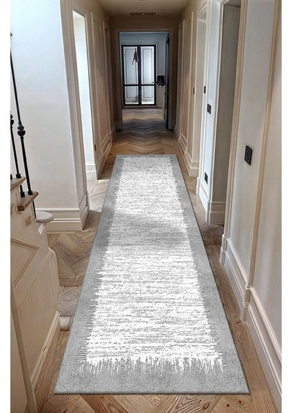 Vintage Desenli Gri Renkli Salon Halısı, Dokuma Taban Dekoratif Şönil Halı fırsatları