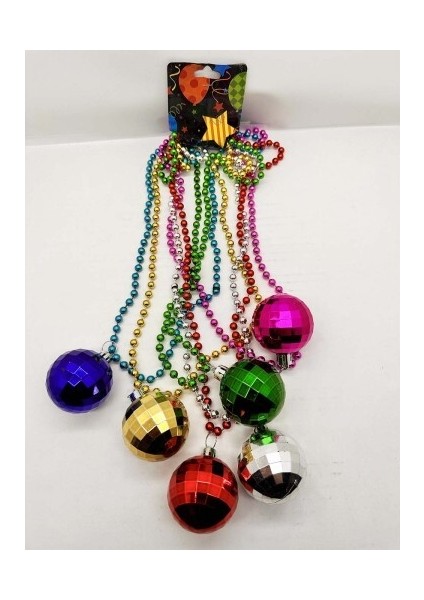 Disko Topu Kolye Seti 6 Adet fiyatları