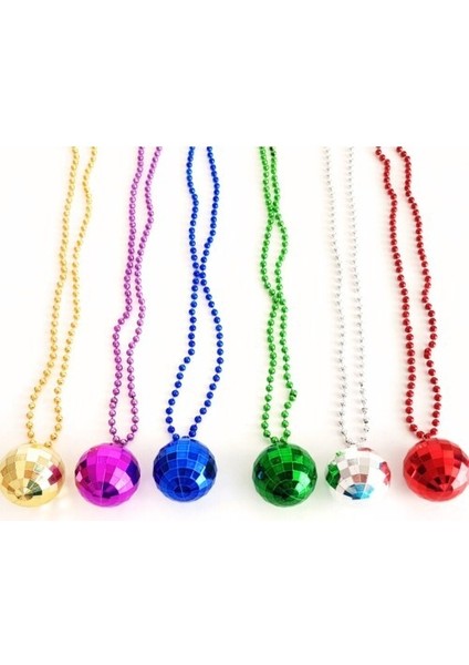 Disko Topu Kolye Seti 6 Adet indirimleri