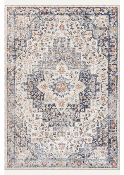 Vintage Desenli Bej Renkli Salon Halısı, Dokuma Taban Dekoratif Şönil Halı fiyatları