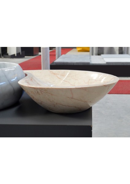 Damla Model Tasarım Mermer Lavabo-Zb1