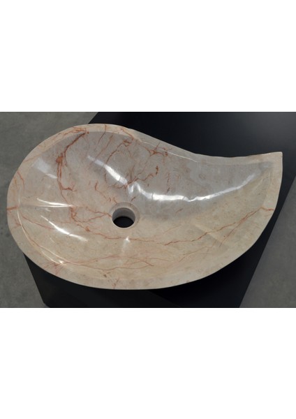 Damla Model Tasarım Mermer Lavabo-Zb1