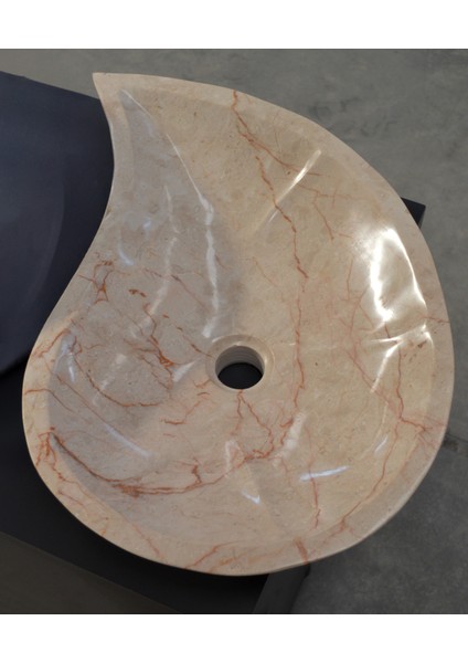 Damla Model Tasarım Mermer Lavabo-Zb1